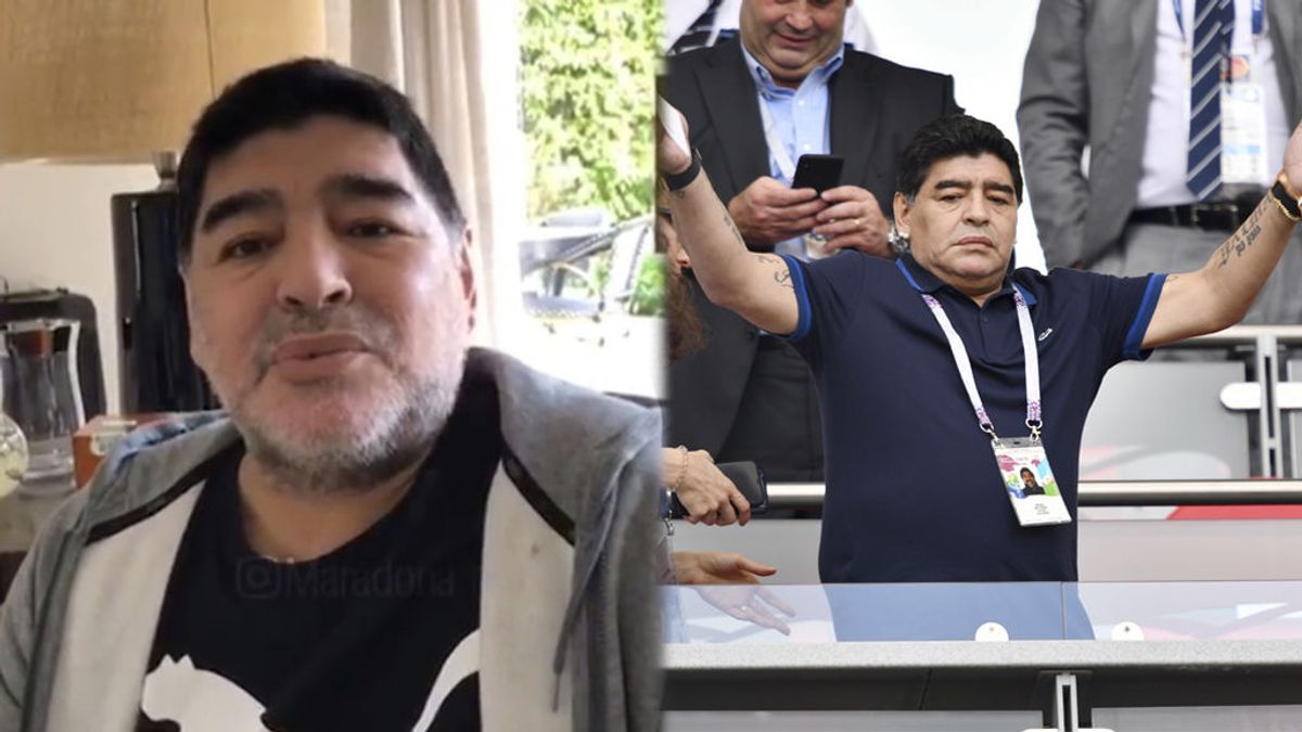 Maradona desmiente estar sufriendo de Alzheimer: "Yo no me estoy muriendo" Maradona desmiente estar sufriendo de Alzheimer: "Yo no me estoy muriendo"