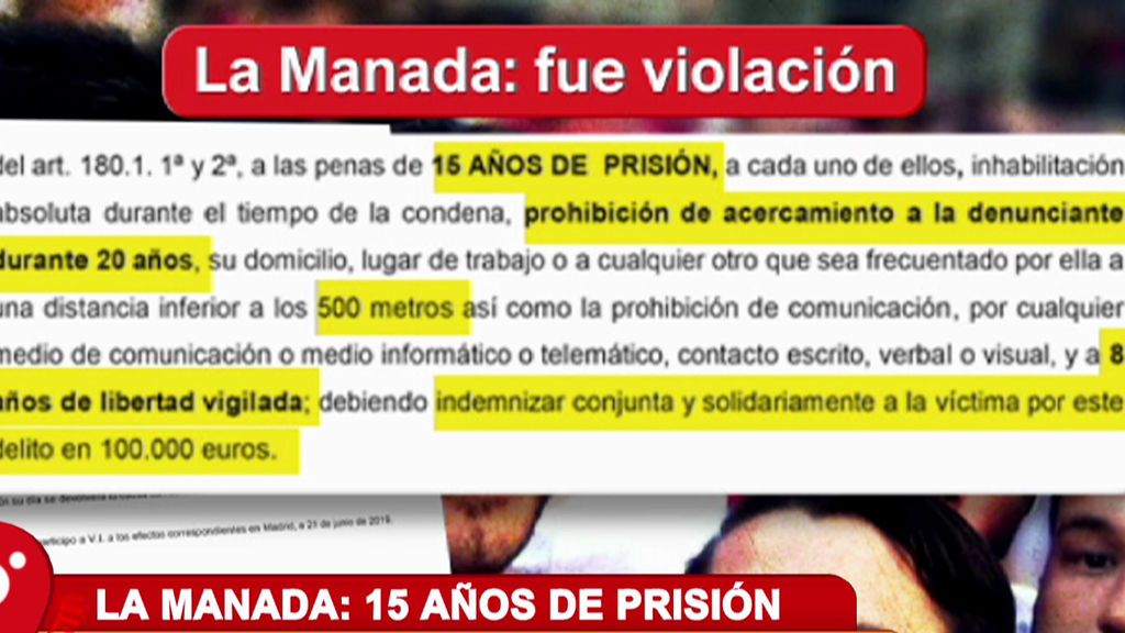 La nueva sentencia de La Manada, al completo