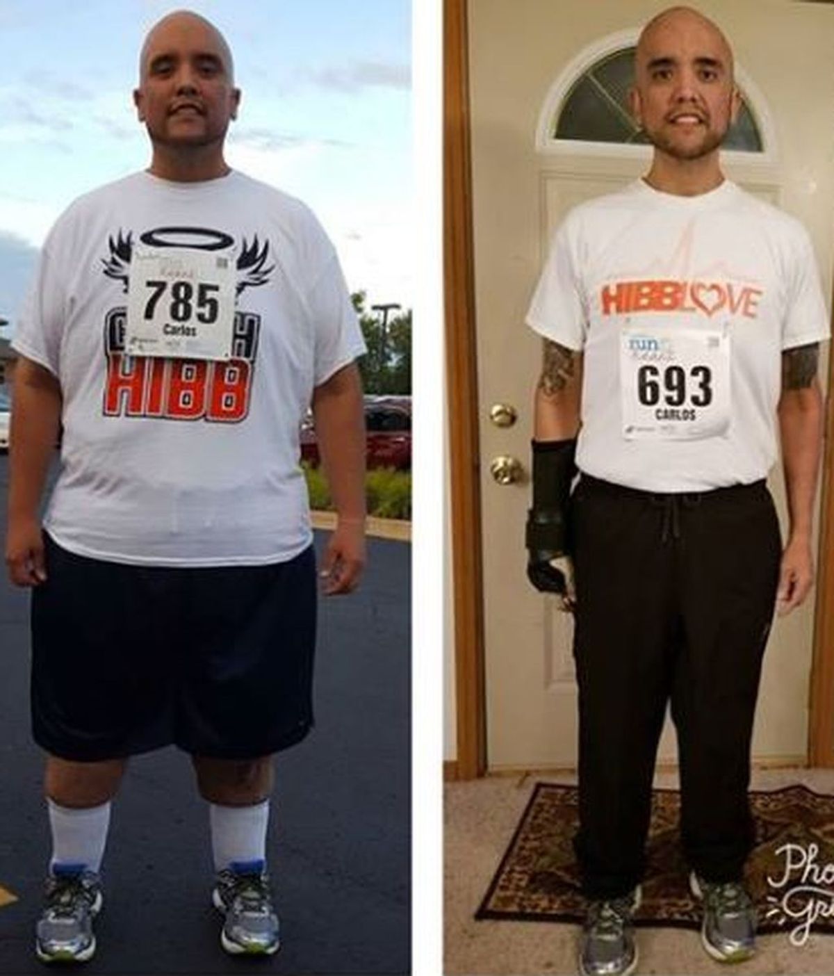 Un hombre pierde 204 kilogramos al descubrir su pasión por correr