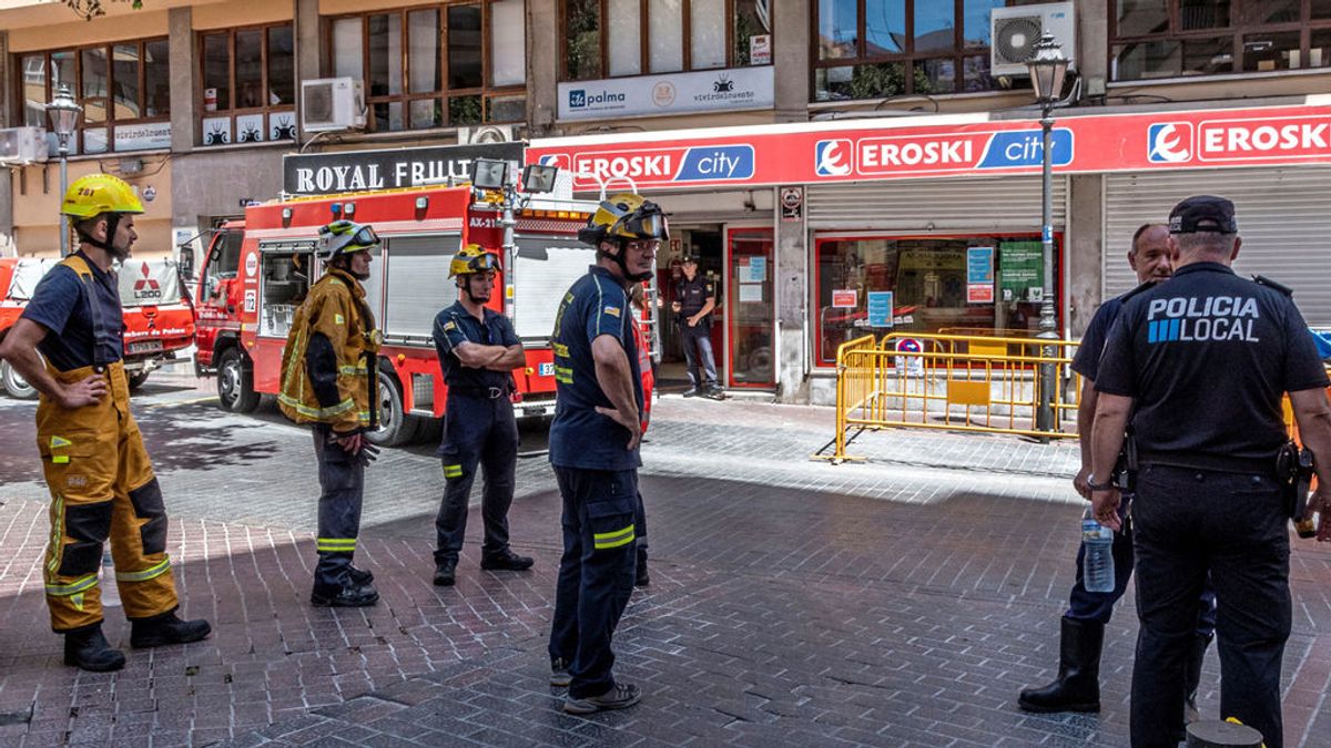 Siete heridos en Palma tas derrumbarse el techo de un supermercado