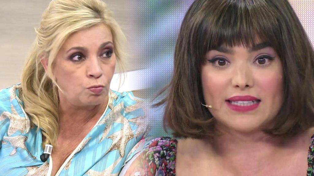 Carmen Borrego se enfada con Paloma González por criticar su vestido: "No es lavanda, es malva"