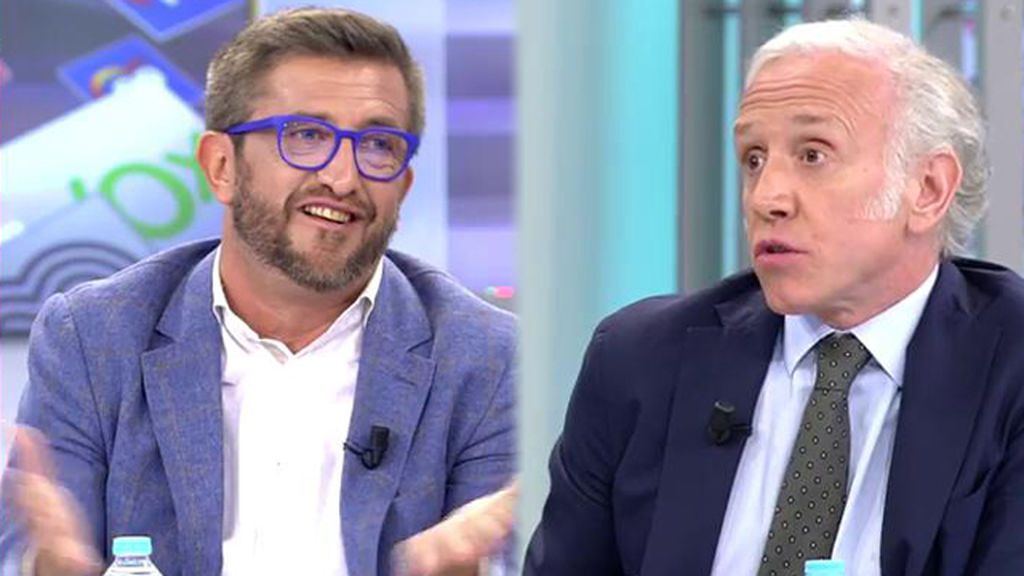 El pique de César Calderón y Eduardo Inda: “¿La izquierda madrileña se va a comer a los niños?”