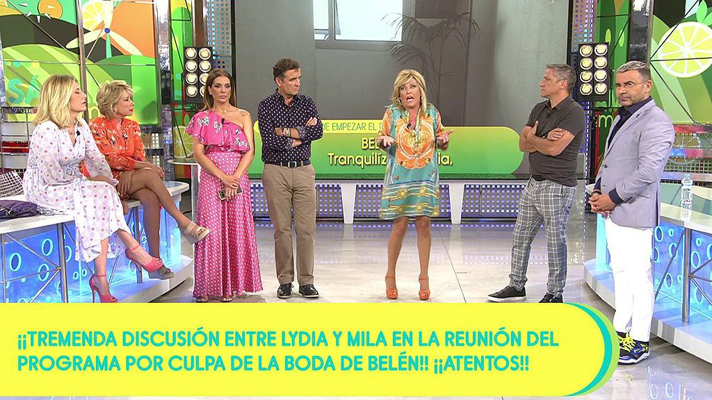 Una bronca de Lydia Lozano y Mila Ximénez altera el inicio de Sálvame