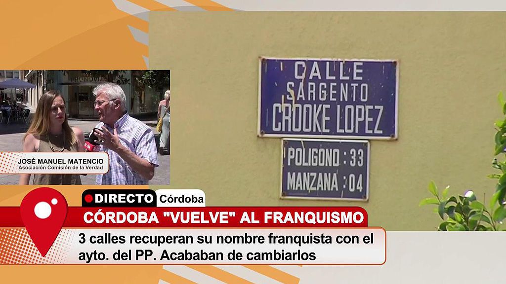 Varias calles de Córdoba podrían volver a tener nombres franquistas