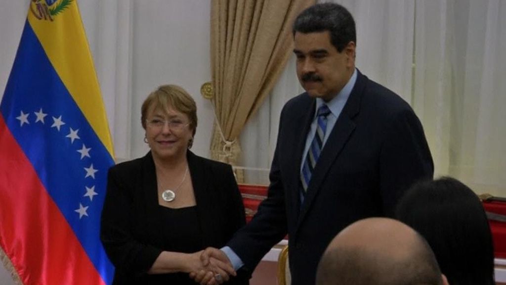 Bachelet y Maduro