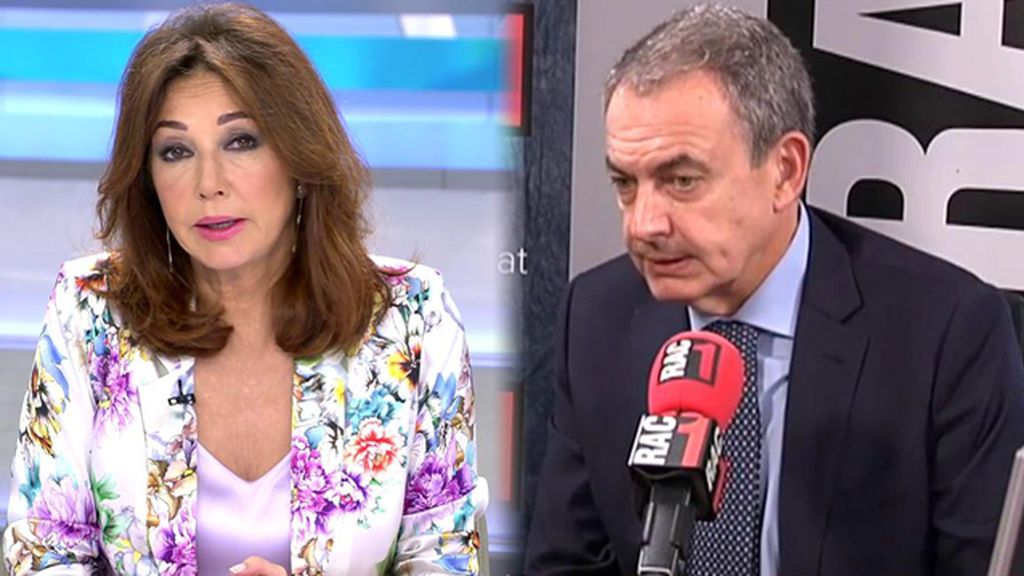 Ana Rosa, sobre la entrevista de Zapatero en RAC1: "Es muy grave"