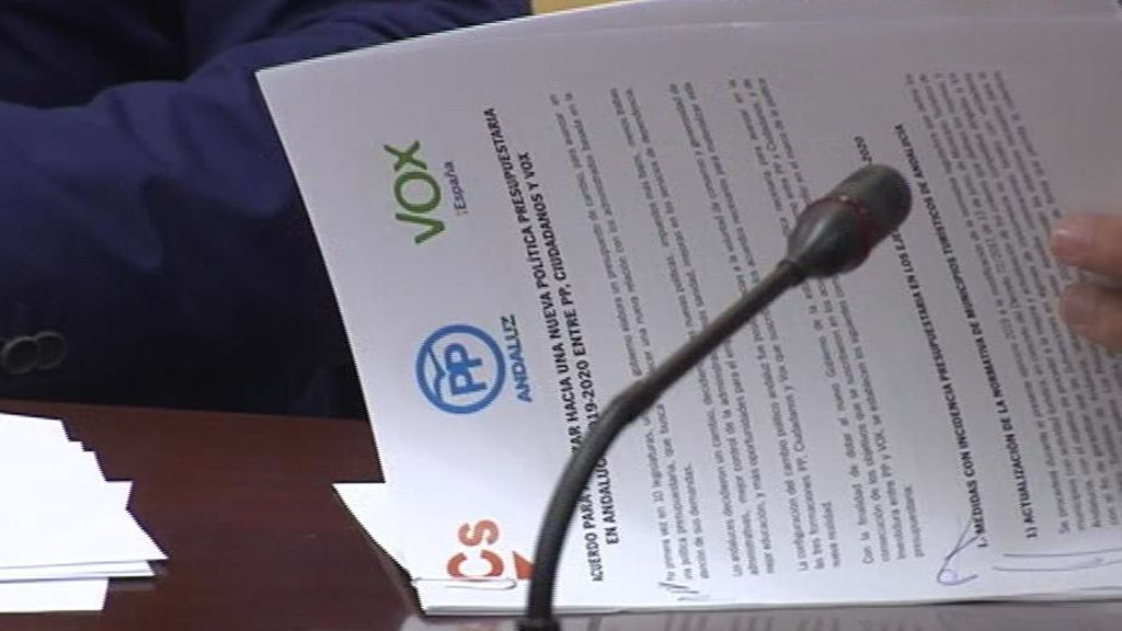 Firma presupuesto Andalucía