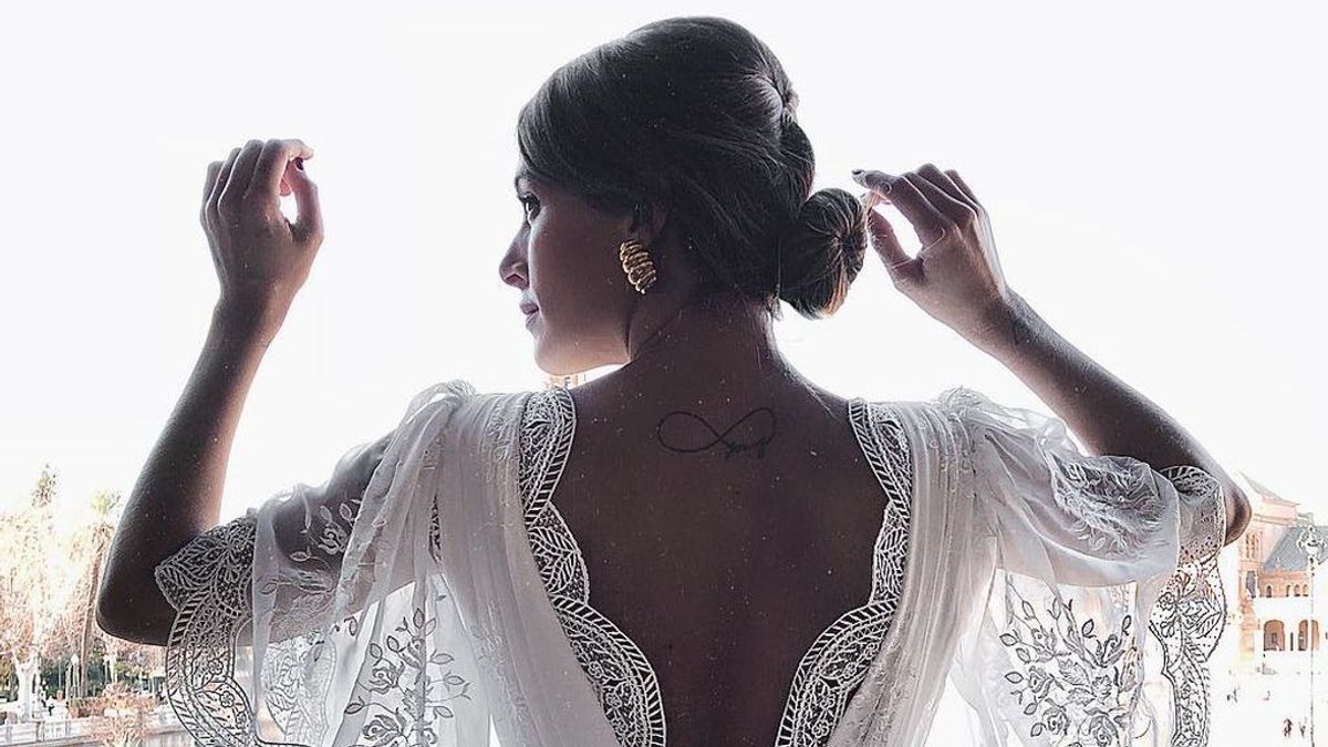 Encaje, manga larga y espalda al aire: los vestidos en los que se ha inspirado Rocío Osorno para su boda