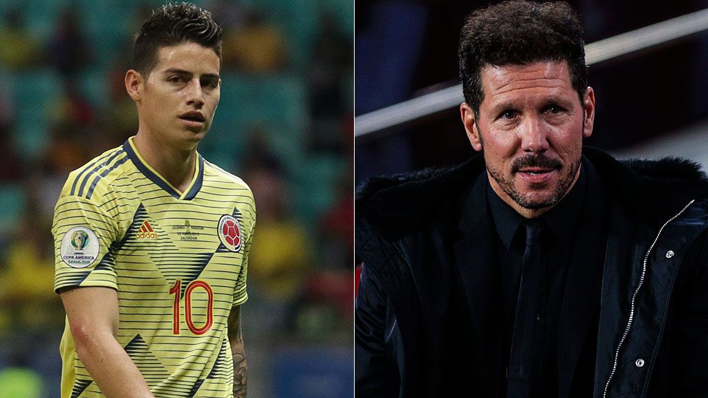 James Rodríguez no tiene prisa por decidir su futuro por si se abre la opción de jugar en el Atlético James Rodríguez no tiene prisa por decidir su futuro por si se abre la opción de jugar en el Atlético