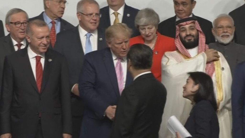 Las caras del G20: Tensión entre May y Putin, y un Trump muy dicharachero