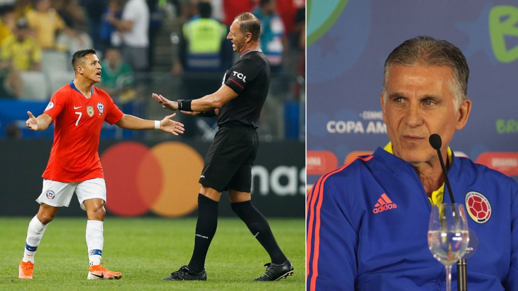 Las duras declaraciones de Queiroz contra la Copa América: "Nos han avisado que cambiaban las normas a 15 minutos de empezar el partido" Las duras declaraciones de Queiroz contra la Copa América: "Nos han avisado que cambiaban las normas a 15 minutos de empezar el partido"