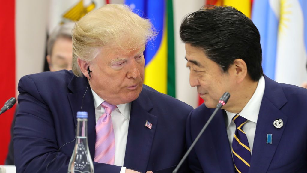 Japón utiliza un gráfico simple y colorido para ayudar a Trump a entender su inversión en EEUU Japón utiliza un gráfico simple y colorido para ayudar a Trump a entender su inversión en EEUU