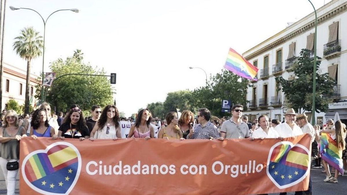 Cs Andalucía denuncia "amenazas y ataques" en la manifestación del Orgullo de Sevilla