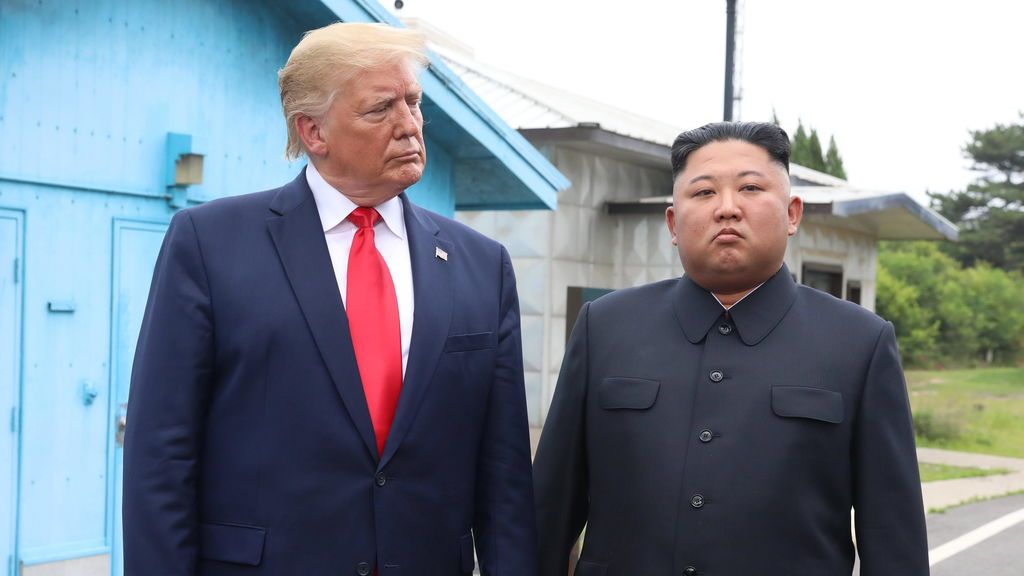 Donald Trump y Kim Jong Un inician su tercera reunión en el lado norcoreano de la zona desmilitarizada
