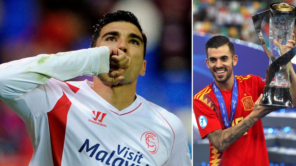 El emotivo detalle de Ceballos con la familia de Reyes en la celebración del Europeo Sub21: "Se lo dedicó a él y a su primo fallecido" El emotivo detalle de Ceballos con la familia de Reyes en la celebración del Europeo Sub21: "Se lo dedicó a él y a su primo fallecido"