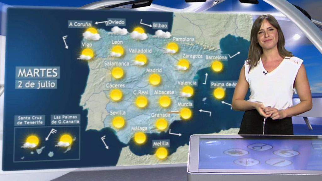 Despedimos la ola de calor: julio llega con un descenso térmico y algunas tormentas en el norte