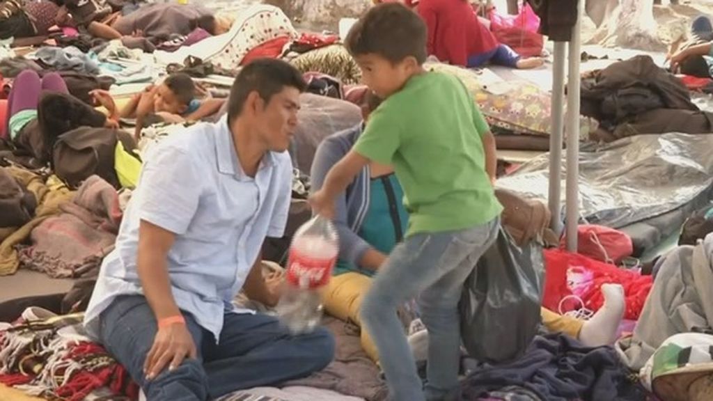 Crisis humanitaria en Tijuana, México
