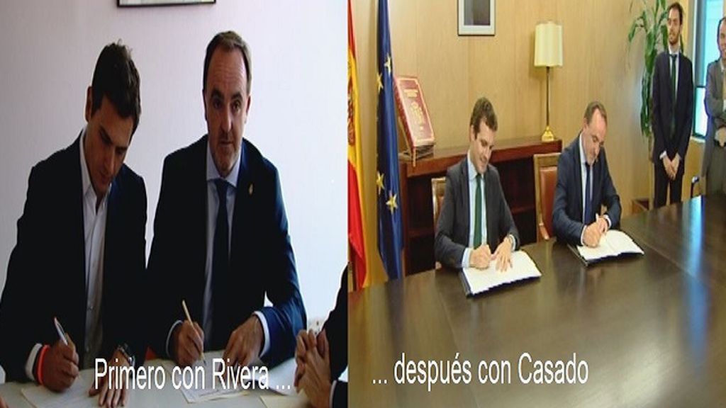 PP y Cs firman por separado una declaración para que Sánchez no pacte con Bildu en Navarra PP y Cs firman por separado una declaración para que Sánchez no pacte con Bildu en Navarra