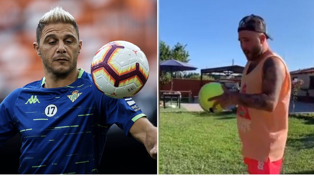 Kiko Rivera reta a Joaquín al '50 toques challenge' sin que el balón toque el suelo Kiko Rivera reta a Joaquín al '50 toques challenge' sin que el balón toque el suelo
