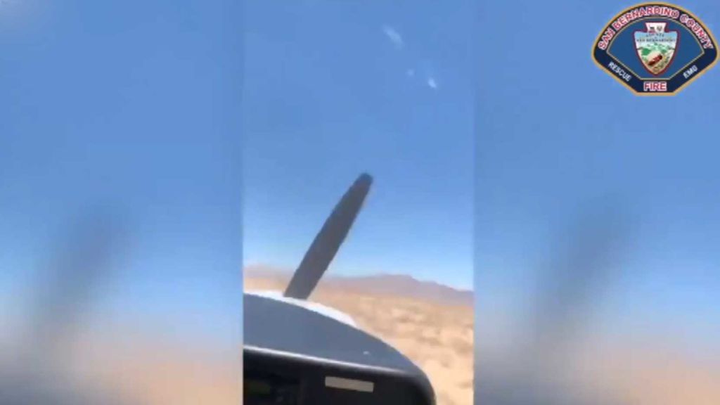 Aparatoso aterrizaje de emergencia de una avioneta que se quedó sin motor