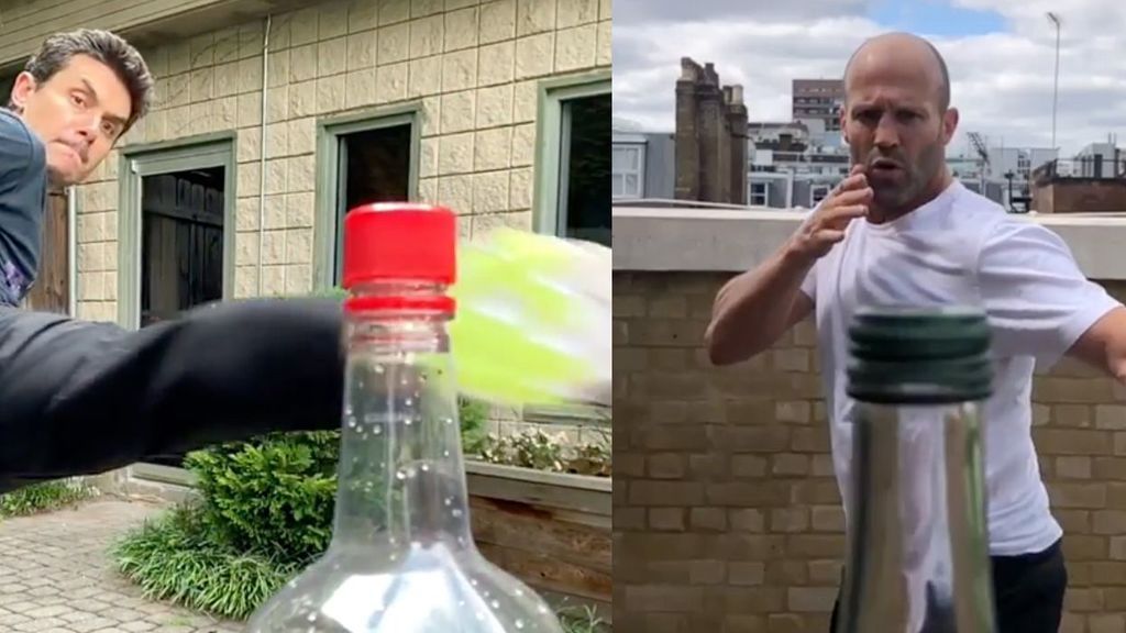 'Bottle Cap Challenge' o cómo abrir una botella de una patada