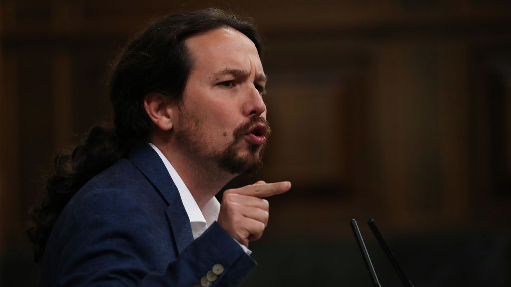 Pablo Iglesias en la tribuna del Congreso Pablo Iglesias en la tribuna del Congreso