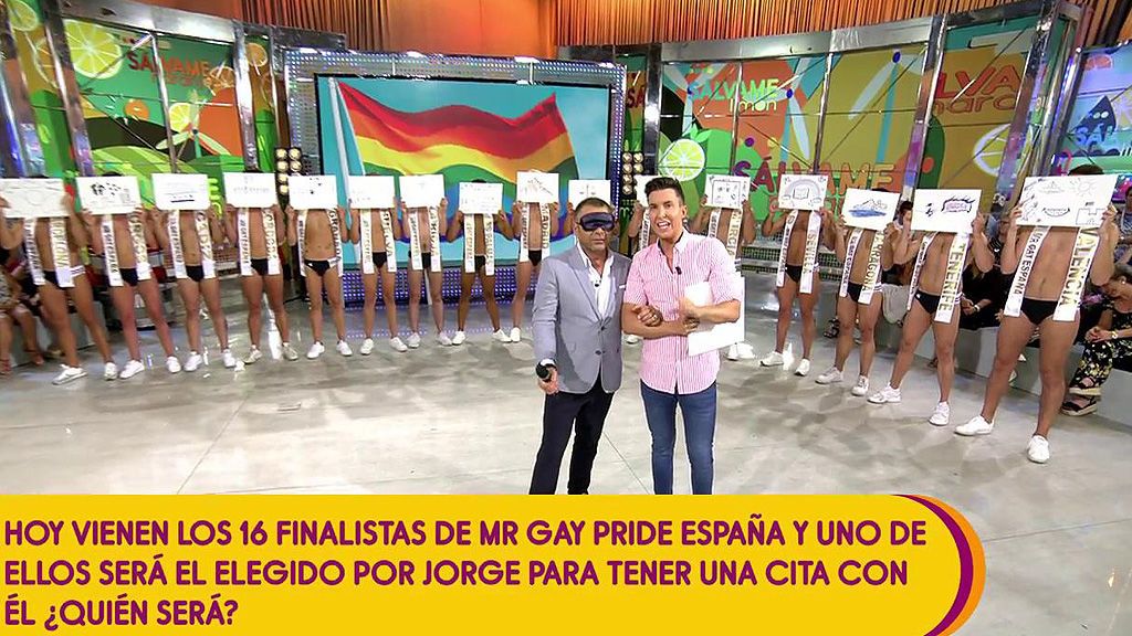 Jorge Javier Vázquez tendrá una cita con uno de los finalistas de Mr. Gay Pride España