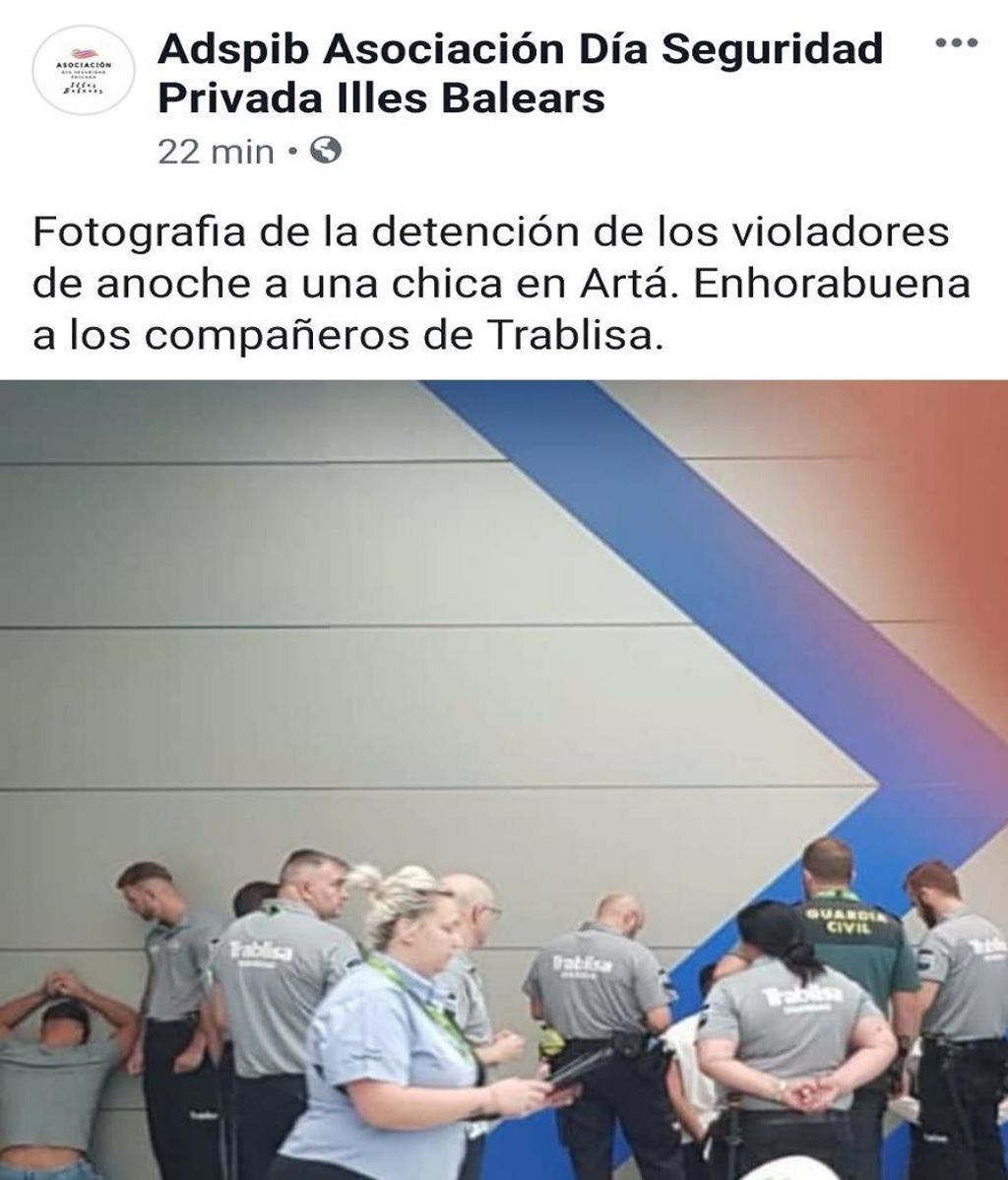 190704 SOC FOTO MANADA MALLORCA FACEBOOK