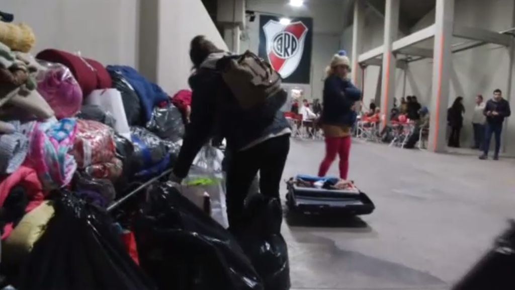River abre las puertas del estadio Monumental para cobijar a personas sin hogar