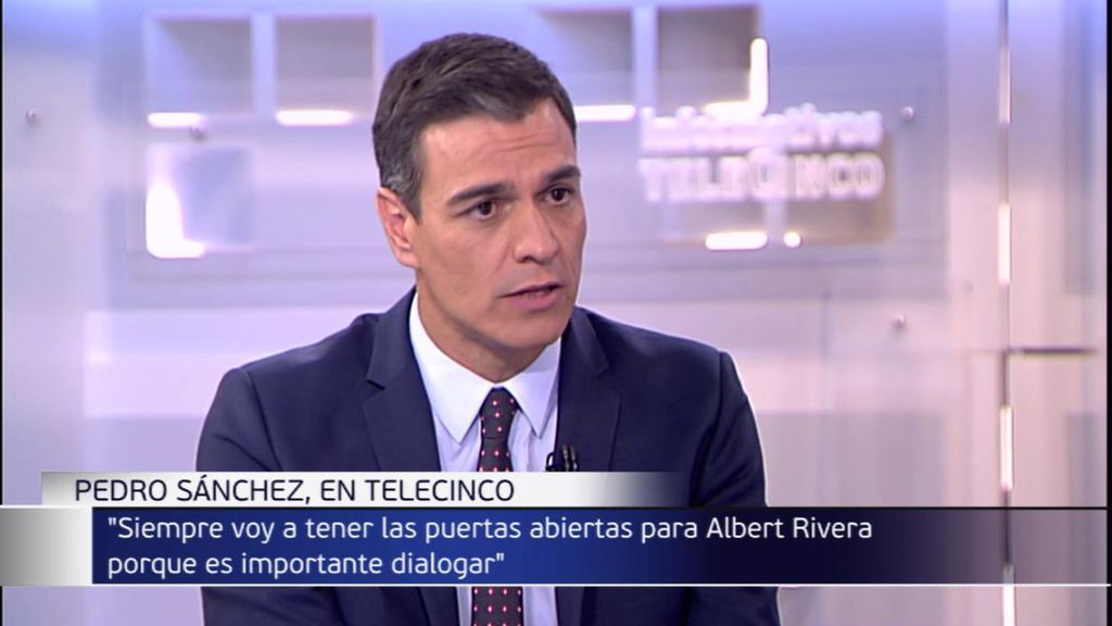 Pedro Sánchez lamenta la negativa de Albert Rivera