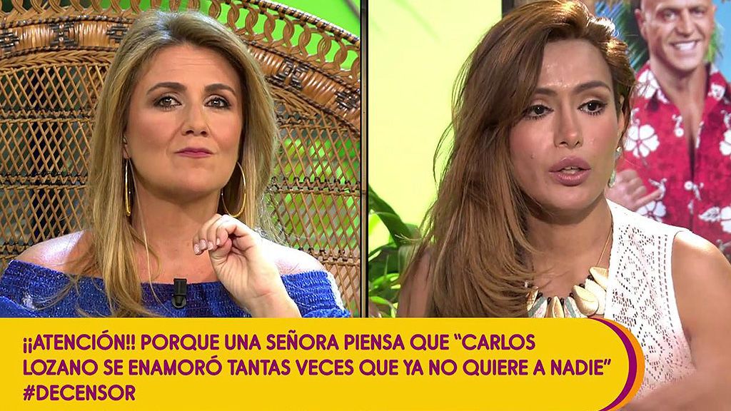 La discusión de Carlos Lozano y Miriam Saavedra a pocos minutos del inicio de 'Sálvame'