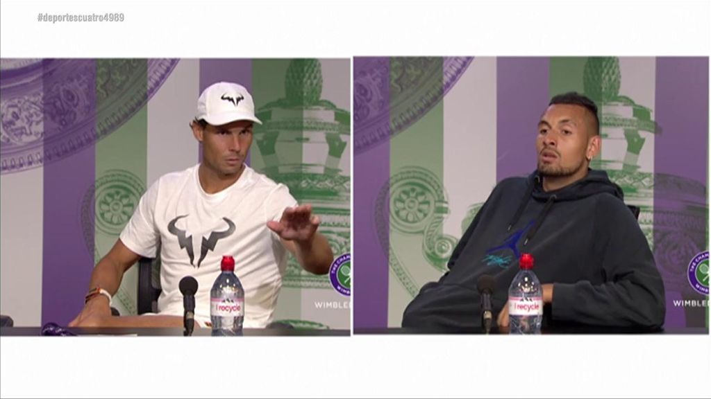 El día y la noche: Las principales diferencias entre Nadal y Kyrgios tras su partido en Wimbledon