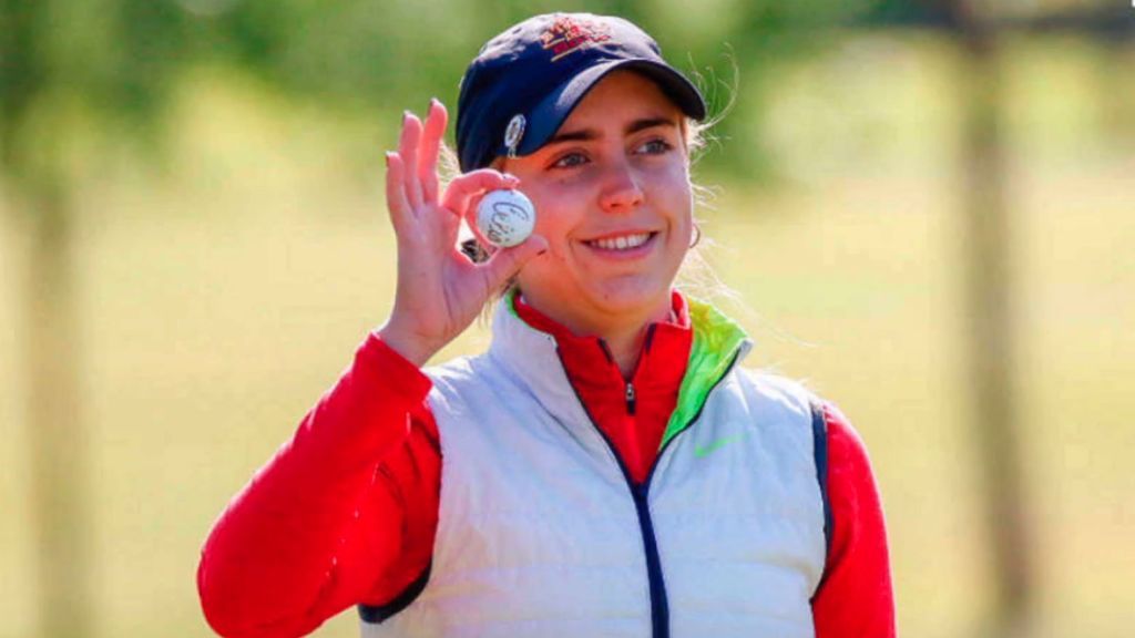 El homenaje a la golfista española Celia Barquín en el Gran Premio de España de Golf Medios de Comunicación Adarsa