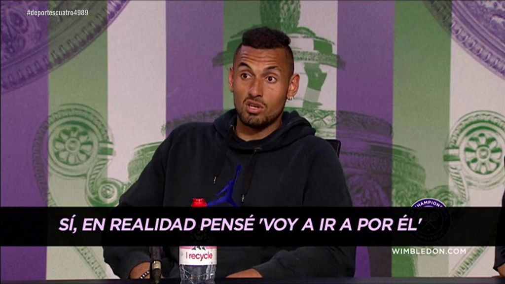 La reacción de Rafa Nadal al recibir un pelotazo de Kyrgios da la vuelta al mundo