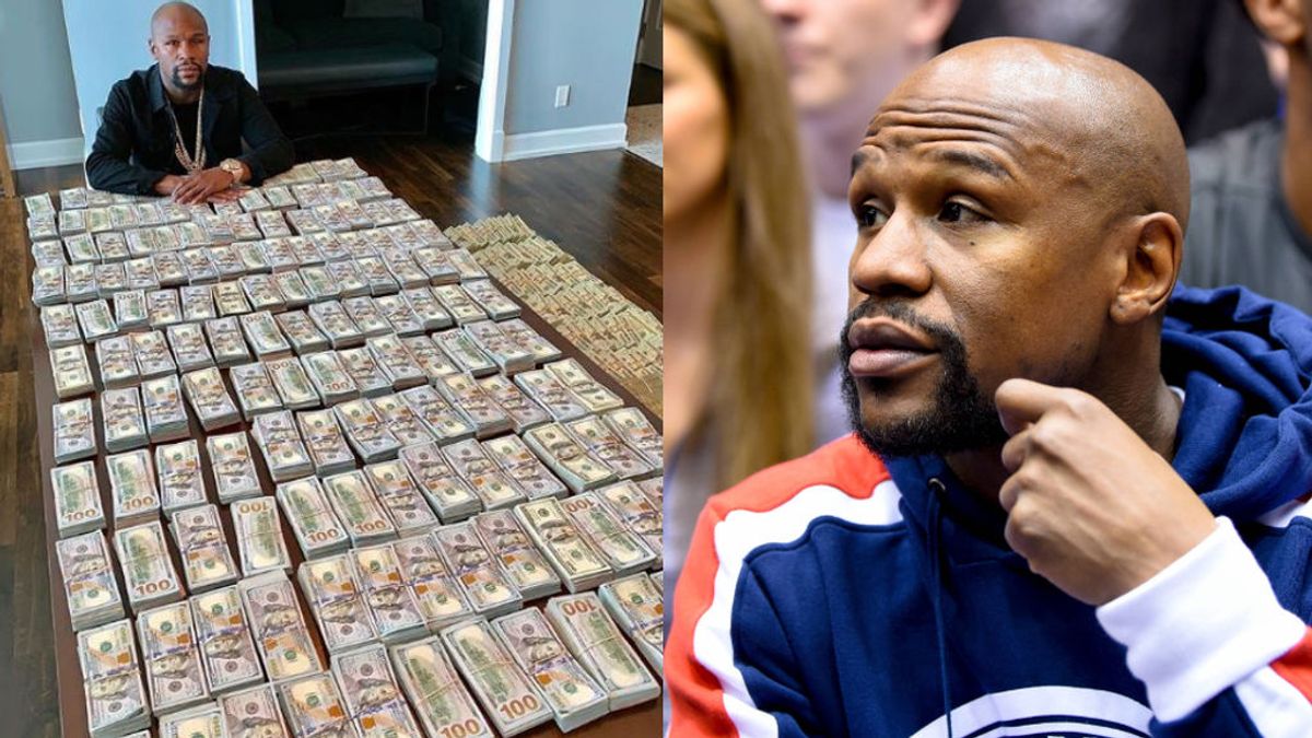 El exboxeador Floyd Mayweather presume de estar forrado y lo enseña en sus redes: “Estoy feliz de alardear de mi riqueza legal” El exboxeador Floyd Mayweather presume de estar forrado y lo enseña en sus redes: “Estoy feliz de alardear de mi riqueza legal”