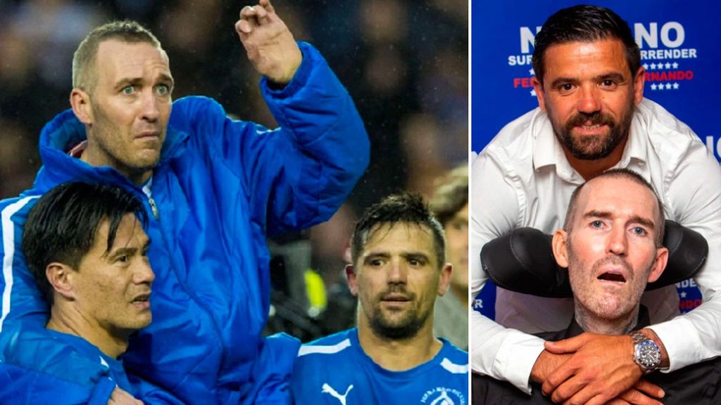 Nacho Novo se tatúa la cara de Fernando Ricksen, ex futbolista enfermo de ELA: "Él es mi ídolo, mi mejor amigo y un luchador" Nacho Novo se tatúa la cara de Fernando Ricksen, ex futbolista enfermo de ELA: "Él es mi ídolo, mi mejor amigo y un luchador"