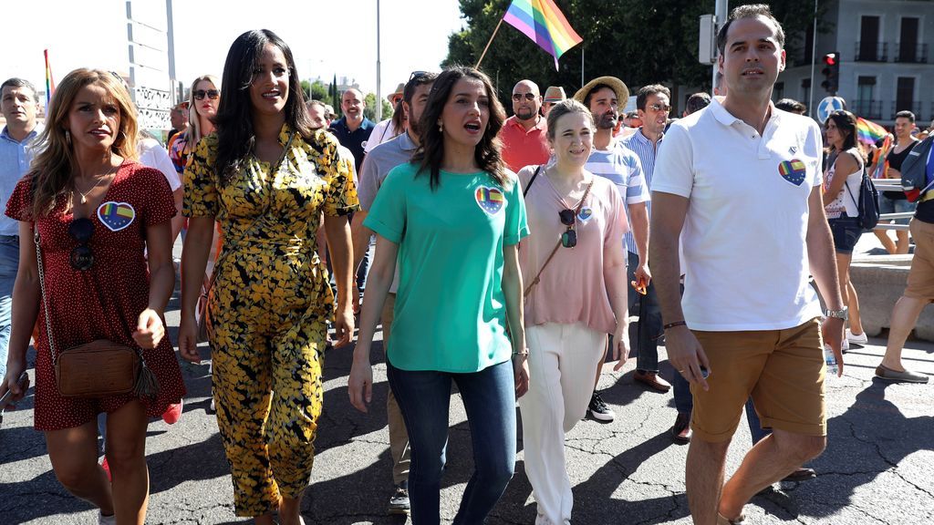 Arrimadas en el Orgullo: "No vamos a permitir que se nos excluya de una fiesta de libertad"