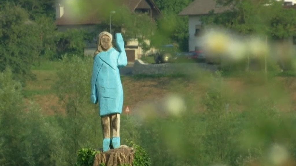 El nuevo "Ecce Homo": una escultura de Melania Trump en Eslovenia que no deja indiferente a nadie