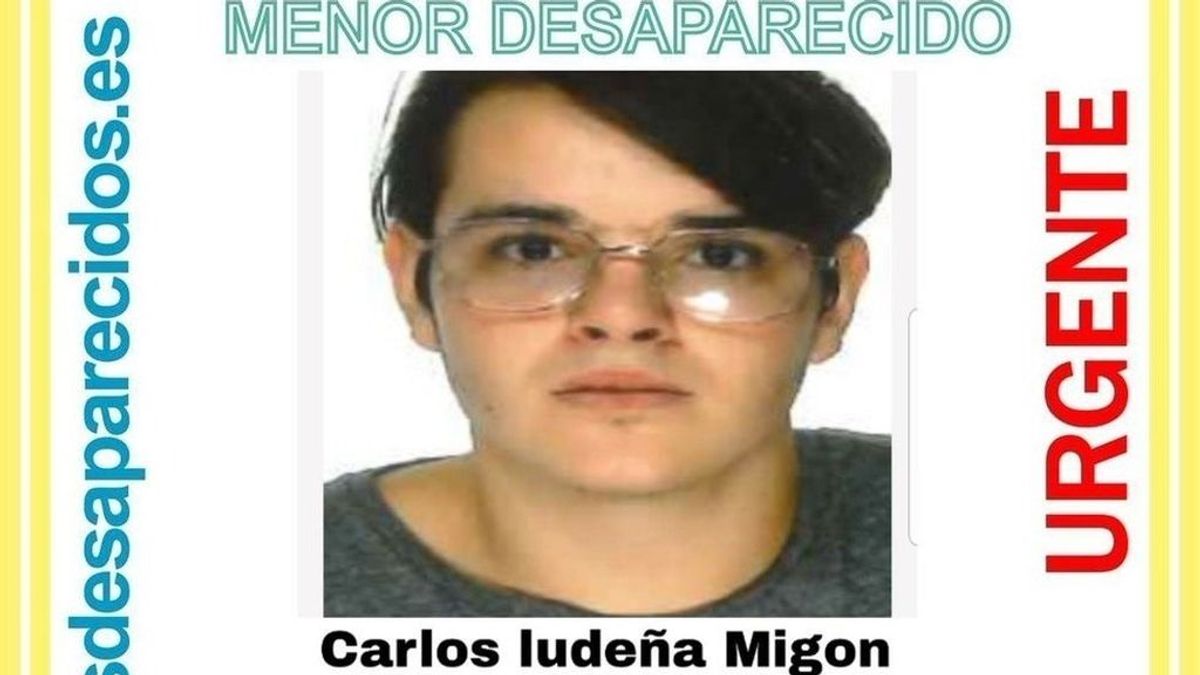 Buscan a Carlos Iudeña, de 17 años, desaparecido desde el martes en Elche