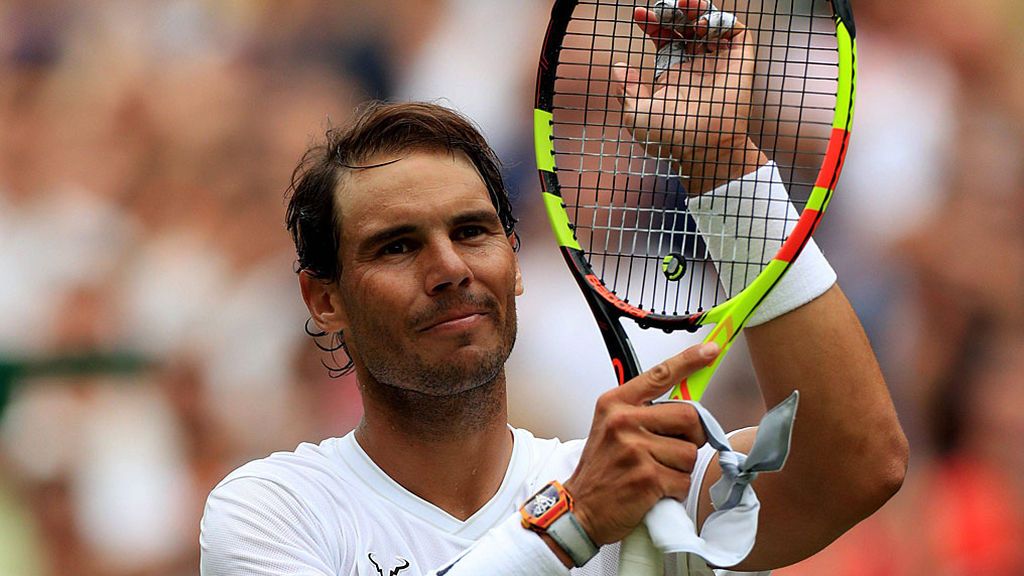 Rafa Nadal vence a Sousa y llega con paso firme a cuartos de final en Wimbledon Rafa Nadal vence a Sousa y llega con paso firme a cuartos de final en Wimbledon