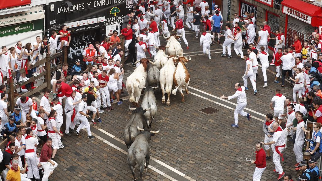 La toros de José Escolar dejan el encierro más rápido de este San Fermín