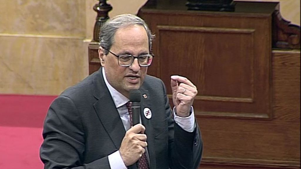 La fiscalía pide inhabilitar a Torra un año y ocho meses por no retirar los lazos amarillos La fiscalía pide inhabilitar a Torra un año y ocho meses por no retirar los lazos amarillos