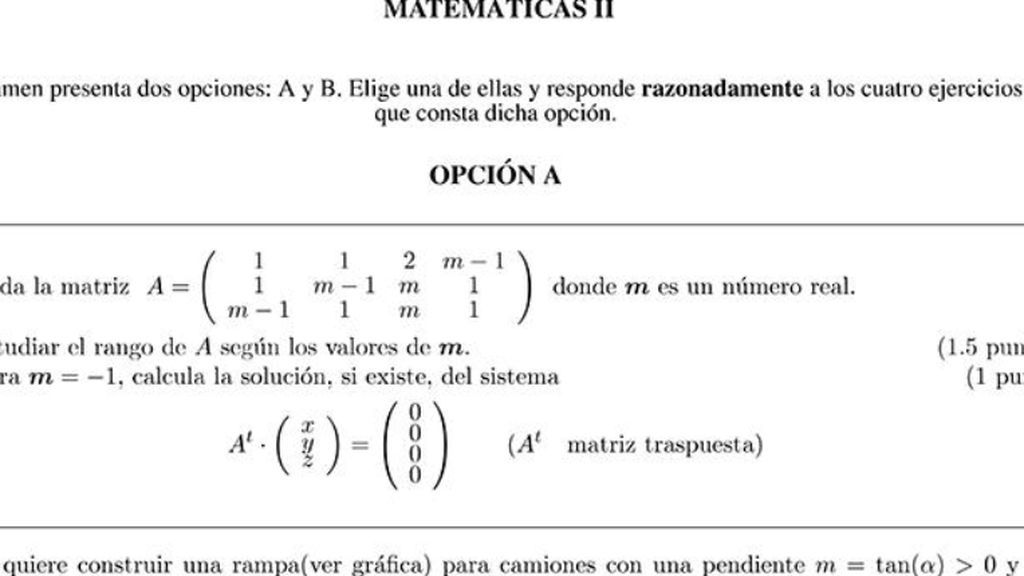 El examen de mates de Valencia sí era un hueso: su nota media es de 4,5, suspenso general El examen de mates de Valencia sí era un hueso: su nota media es de 4,5, suspenso general