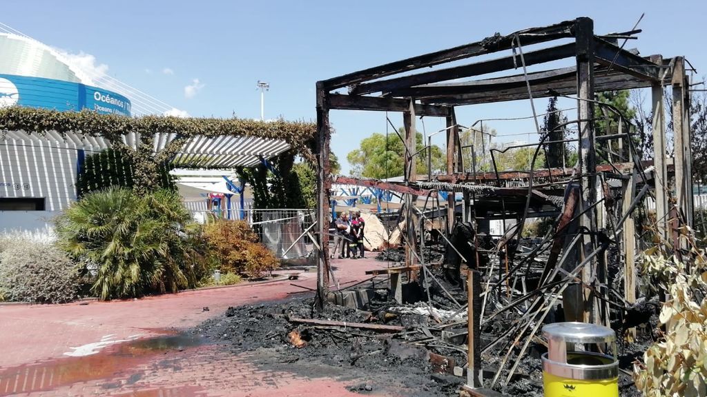 Un incendio en el Oceanogràfic de Valencia provoca el pánico de los visitantes