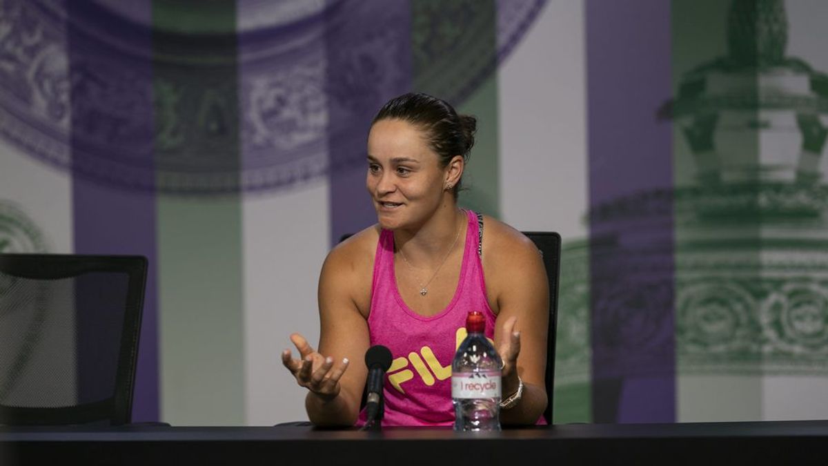 La tenista Barty cuela referencias de Disney en sus ruedas de prensa de Wimbledon hasta que por fin la pillan La tenista Barty cuela referencias de Disney en sus ruedas de prensa de Wimbledon hasta que por fin la pillan