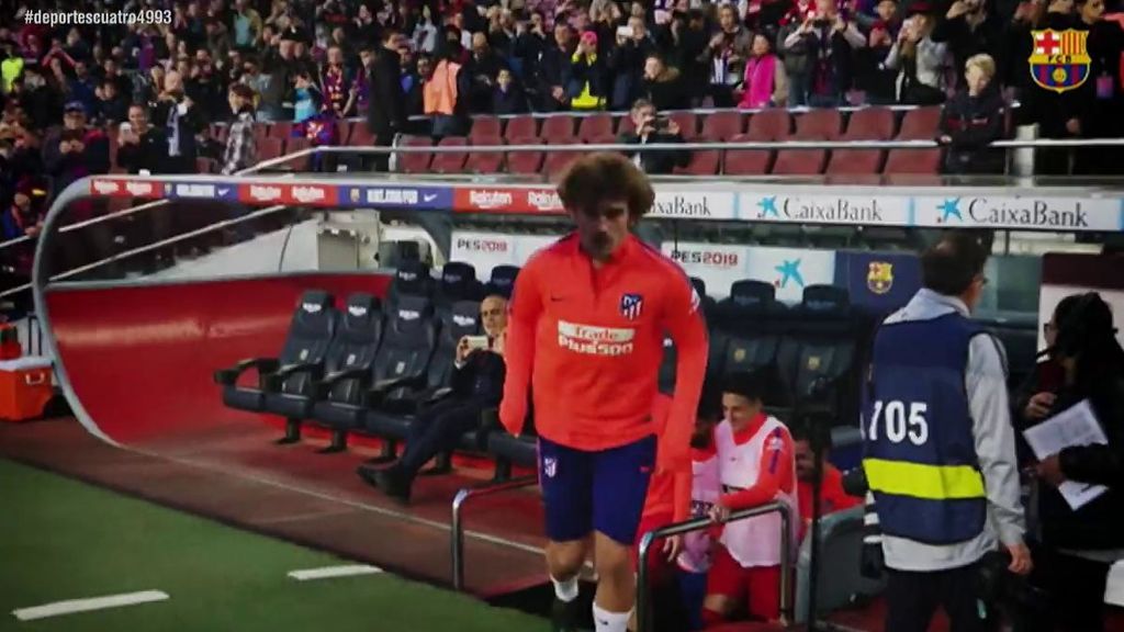 El reproche de la afición atlética a Griezmann por no cumplir con su deber