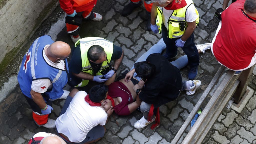 Los toros de Jandilla nos dejan un encierro muy violento