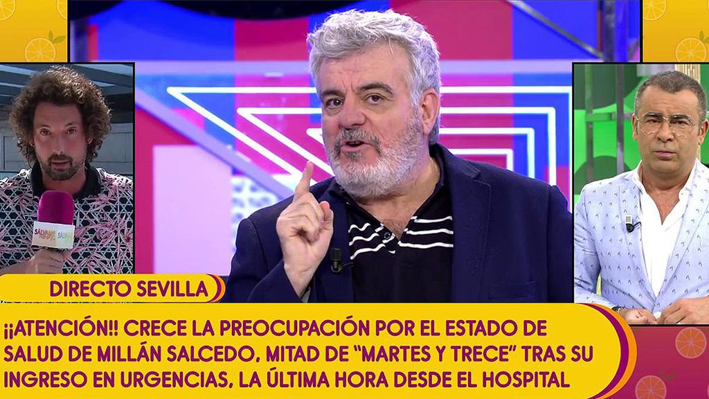 Millán Salcedo, ingresado tras sufrir supuestamente un ictus, según José Antonio León