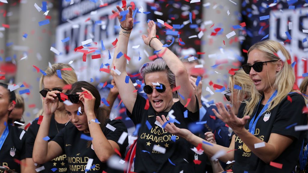 Nueva York recibe a las campeonas del Mundo de Fútbol