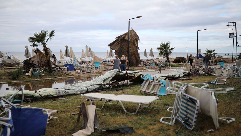 Devastación en Grecia e Italia tras el paso del temporal